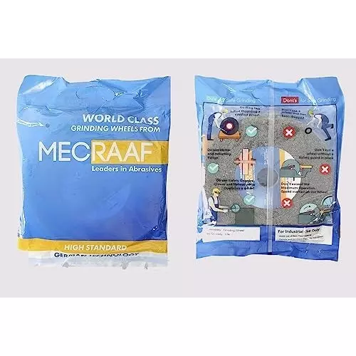 Shop mecraaf-bench-grinding-wheel-8x1-a24 MECRAAF Bench Grinding Wheel Aluminum Oxide 200 mm Dia. and A24 (Rough) Grit Black, 8X1 A24