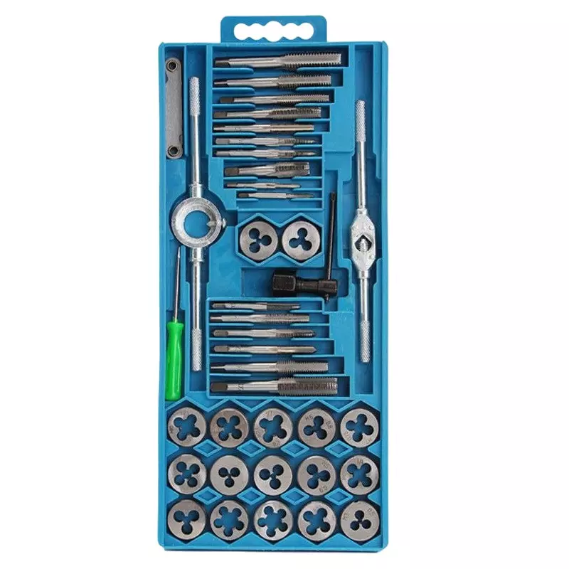 Buy metrotools-double-sided-t-type-wrench-set-alloy-steel Metrotools Double Sided T Type Tap Wrench & Die Set Alloy Steel