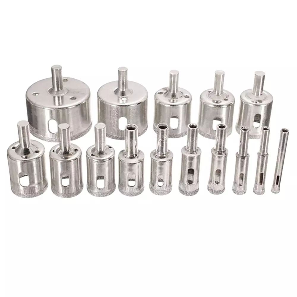 Best metrotools-drill-bit-set-6-50-mm-steel Metrotools Diamond Hole Saw Drill Bit Set 6-50 mm Steel (Pack of 15)
