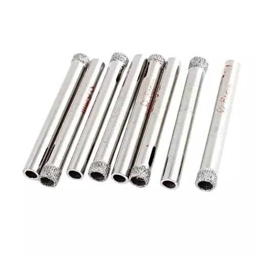 Generic Diamond Coated Drill Bit Tile Glass Hole Saws 6 mm Dia (Pack of 8 Pcs) Generic Diamond Coated Drill Bit Tile Glass Hole Saws 6 mm Dia (Pack of 8 Pcs)