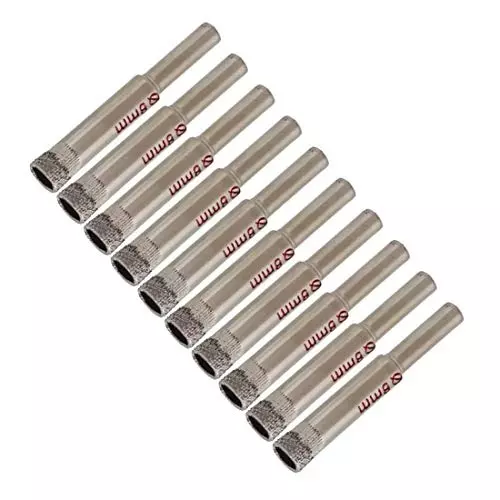 Generic Diamond Holesaw HSS Hole Saw Drill Bit Set 8 mm (Pack of 10 Pcs) Generic Diamond Holesaw HSS Hole Saw Drill Bit Set 8 mm (Pack of 10 Pcs)