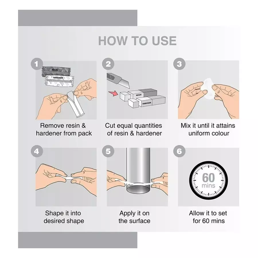 Order m-seal-epoxy-putty-200-g-white-resin-for-metal-porcelain-marble-wood-and-glass-pack-of-40 M-Seal Sanitary White Epoxy Putty 200 g White Resin for Metal, Porcelain, Marble, Wood, And Glass (Pack of 40)