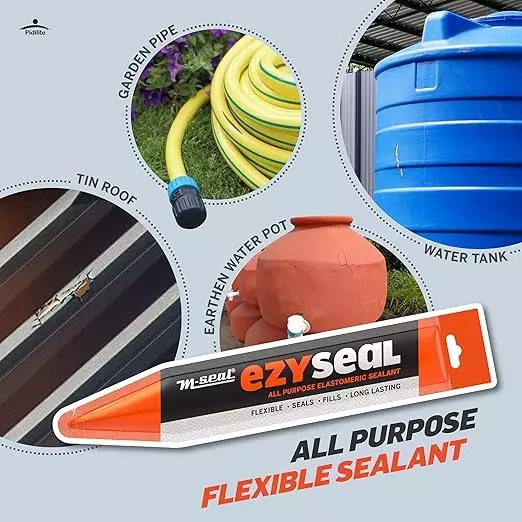 Best ezyseal-elastomeric-sealant-85-g-sausage-for-sealing-cracks-holes-and-gaps-pack-of-72 M-Seal Ezyseal Elastomeric Sealant 85 g Sausage for Sealing Cracks, Holes and Gaps (Pack of 72)