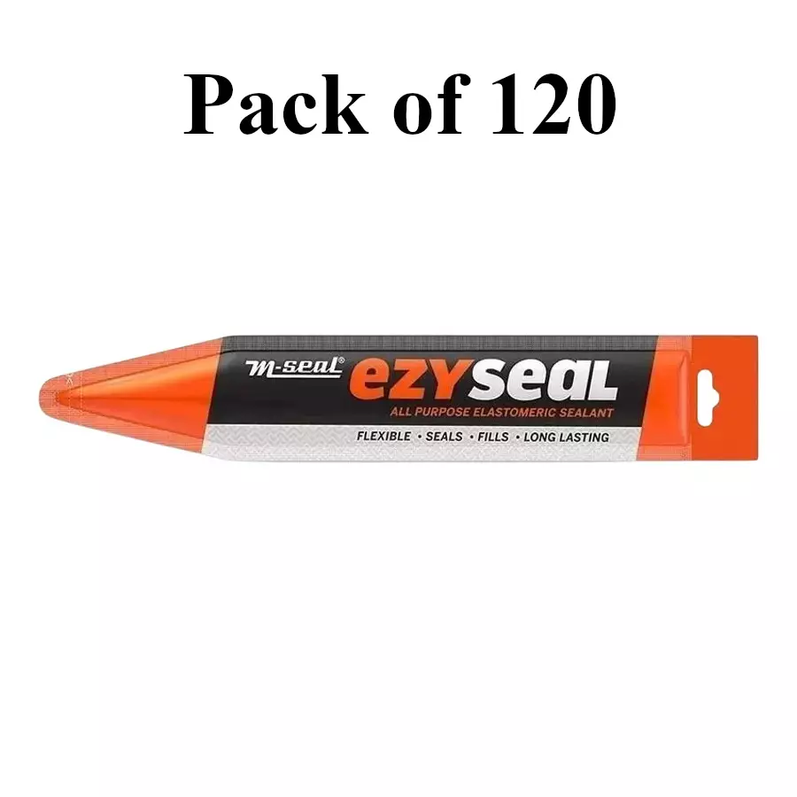 Buy ezyseal-elastomeric-sealant-40-g-sausage-for-sealing-cracks-holes-and-gaps-pack-of-120 M-Seal Ezyseal Elastomeric Sealant 40 g Sausage for Sealing Cracks, Holes and Gaps (Pack of 120)