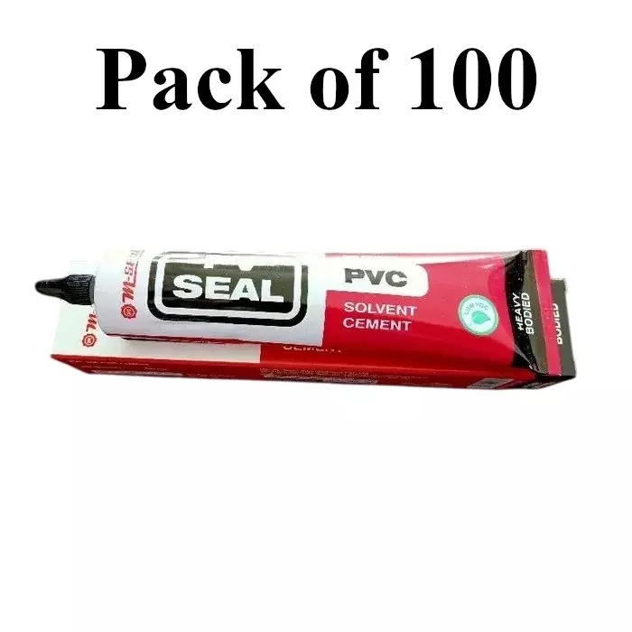 Buy m-seal-pv-seal-pvc-heavy-body-solvent-cement-100-ml-tube-for-pvc-pipes-and-fittings-pack-of-100 M-Seal PV Seal PVC Heavy Body Solvent Cement 100 ml Tube for PVC Pipes and Fittings (Pack of 100)