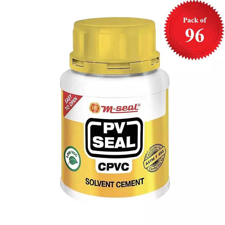 Buy m-seal-pv-seal-cpvc-solvent-cement-50-ml-coex-pack-for-cpvc-pipes-and-fittings-pack-of-96 M-Seal PV Seal CPVC Solvent Cement 50 ml Coex Pack for CPVC Pipes and Fittings (Pack of 96)