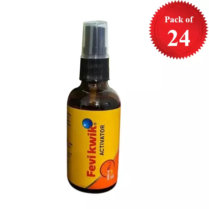 Buy fevikwik-activator-50-ml-bottle-for-acrylic-mdf-wood-stone-cork-marble-rubber-leather-most-marbles-most-plastics-pack-of-24 Fevikwik Activator 50 ml Bottle for Acrylic, MDF, Wood, Stone, Cork, Marble, Rubber, Leather, Most Marbles, Most Plastics (Pack of 24)