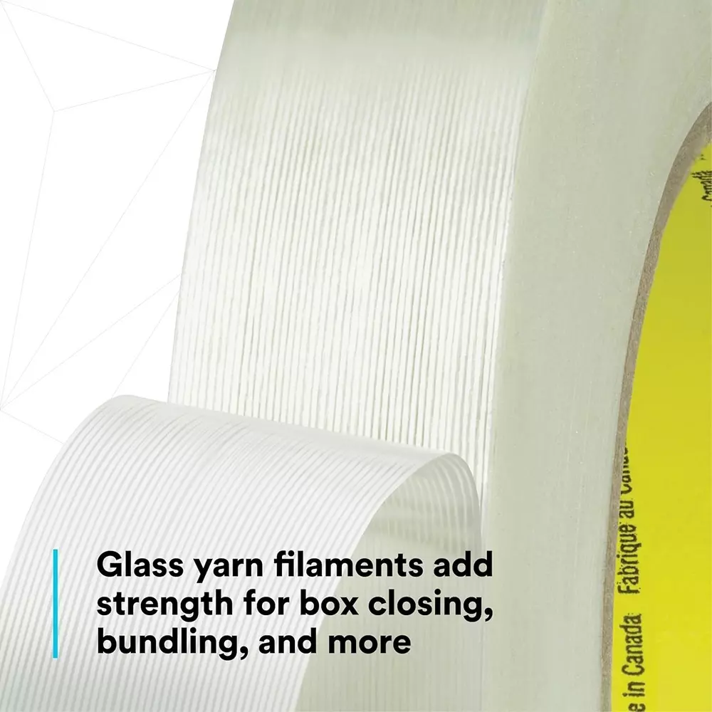 Shop 3m-filament-tape-24-mm-x-55-m-plastic-clear-898 3M Filament Tape 24 mm x 55 m Plastic Clear, 898
