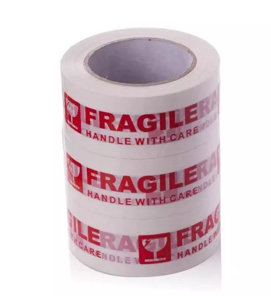 Buy Divatos Fragile 2 Inch 65 Meter Handle With Care Packing Tape, Pack Of 60 from Industrybuying.com