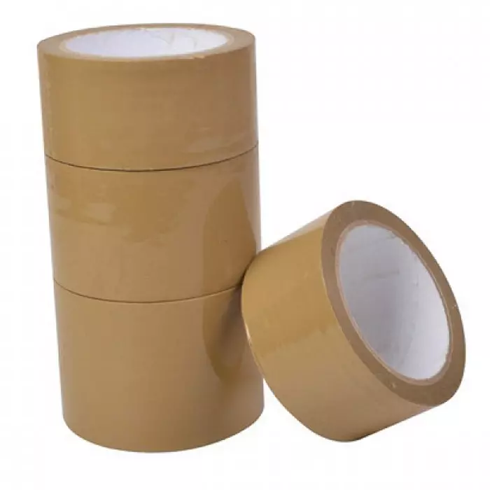 Buy Divatos Self Adhesive Brown Packing Tape 3 Inch and 100 Meter ,Pack of 32 from Industrybuying.com