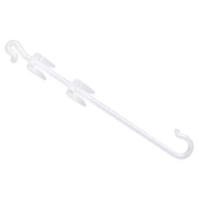 TAKIGEN Weight Reduction Hook Polypropylene for Attraction Work, CP-608 (Pack of 1000 Pcs) TAKIGEN Weight Reduction Hook Polypropylene for Attraction Work, CP-608 (Pack of 1000 Pcs)