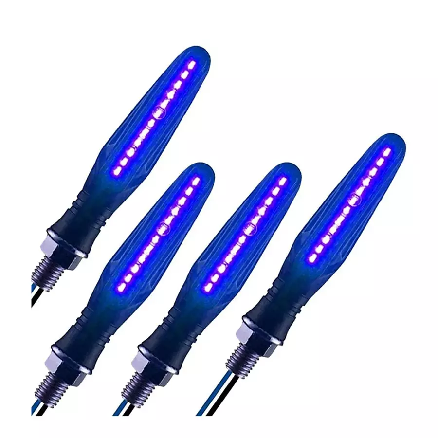 Buy cartronics-sleek-amber-blue-led-indicator-for-cb-twisterpack-of-4-pcs Cartronics Sleek Amber Blue LED Indicator  for CB Twister(Pack of 4 Pcs)