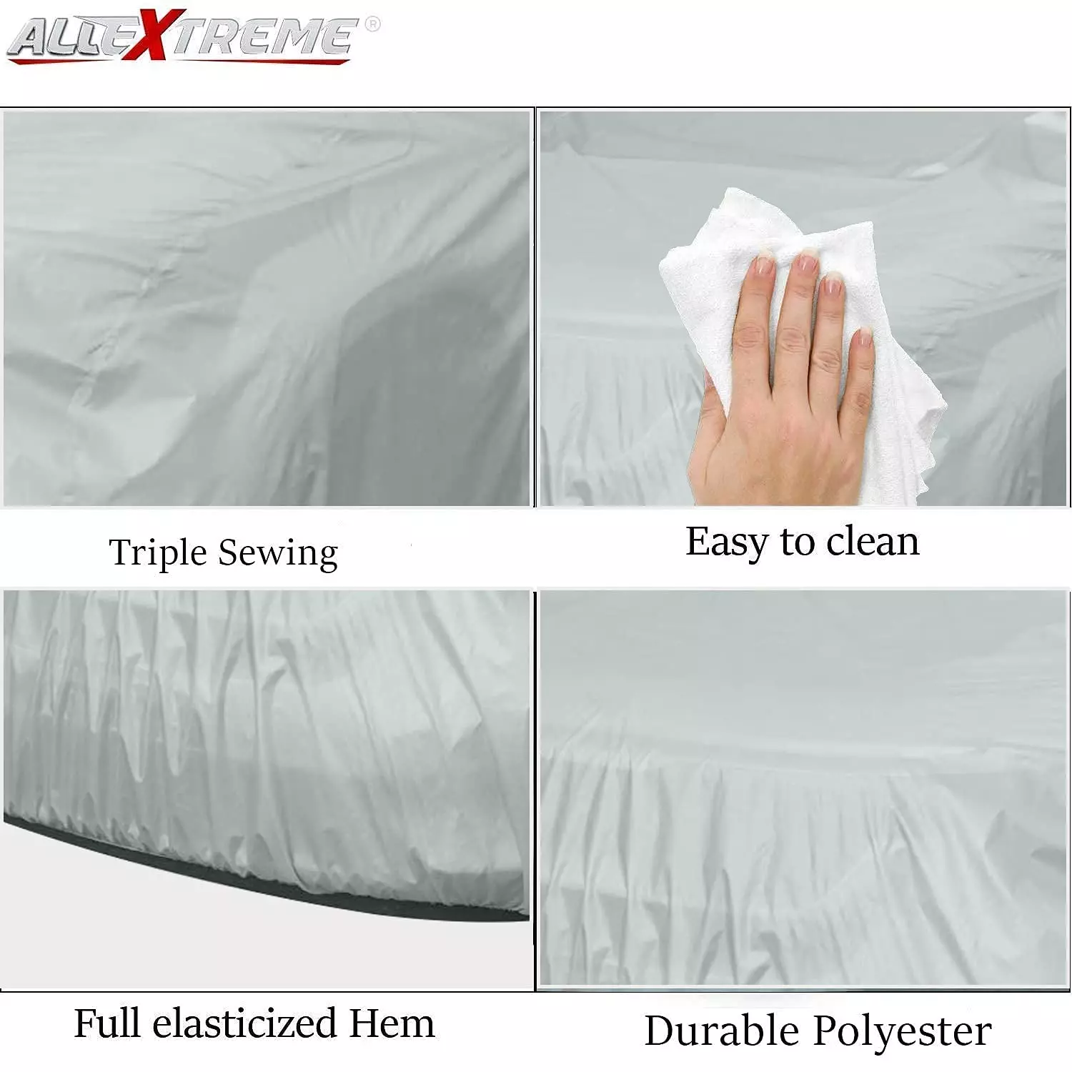 Product allextreme-ks7003-car-body-cover-compatible-with-kia-sonet-custom-fit-dustproof-uv-heat-resistant-indoor-outdoor-body-protection-silver-with-mirror Allextreme KS7003 Car Cover Compatible with Kia Sonet Custom Fit  UV Heat Resistant