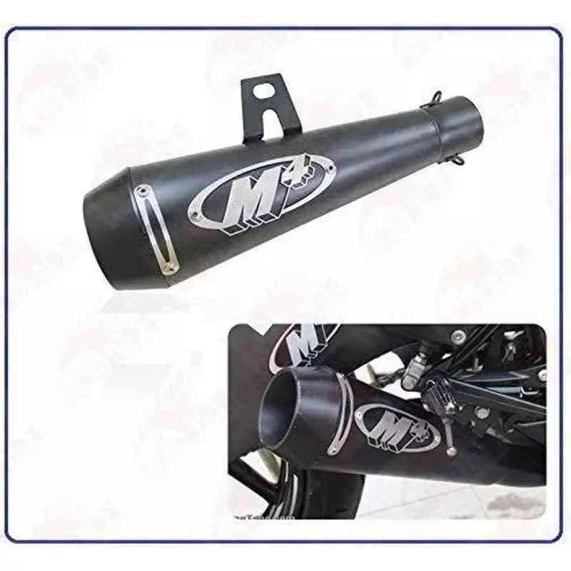 RA Accessories Black M4 with Mesh Silencer Exhaust for Suzuki Hayate RA Accessories Black M4 with Mesh Silencer Exhaust for Suzuki Hayate