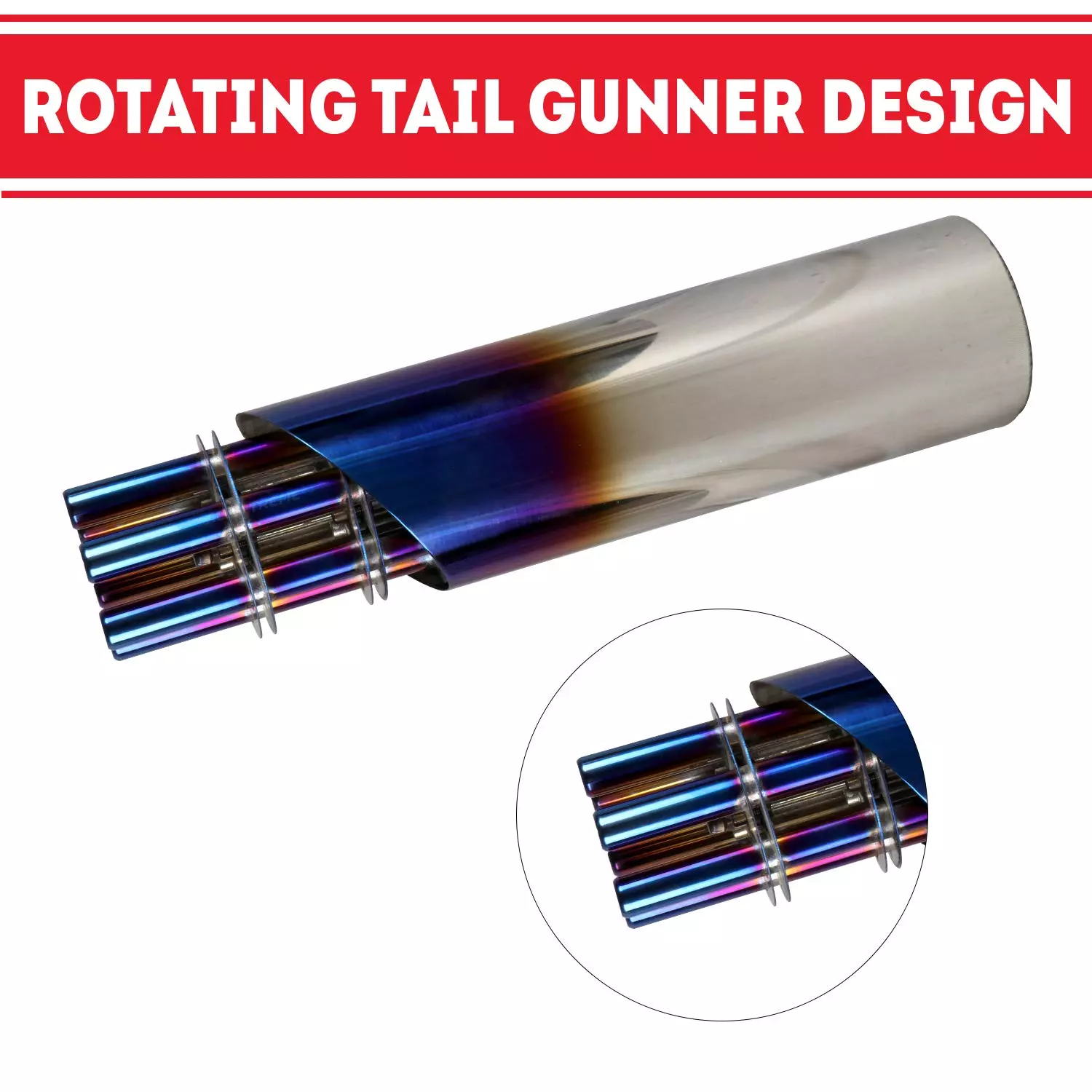 Best allextreme-exesl11-51mm-inlet-universal-exhaust-muffler-silencer-for-street-sports-dirt-bike-and-motorcycles-silver-blue AllExtreme EXESL11 51mm Inlet Universal Exhaust Muffler Silencer for Street Sports Dirt Bike