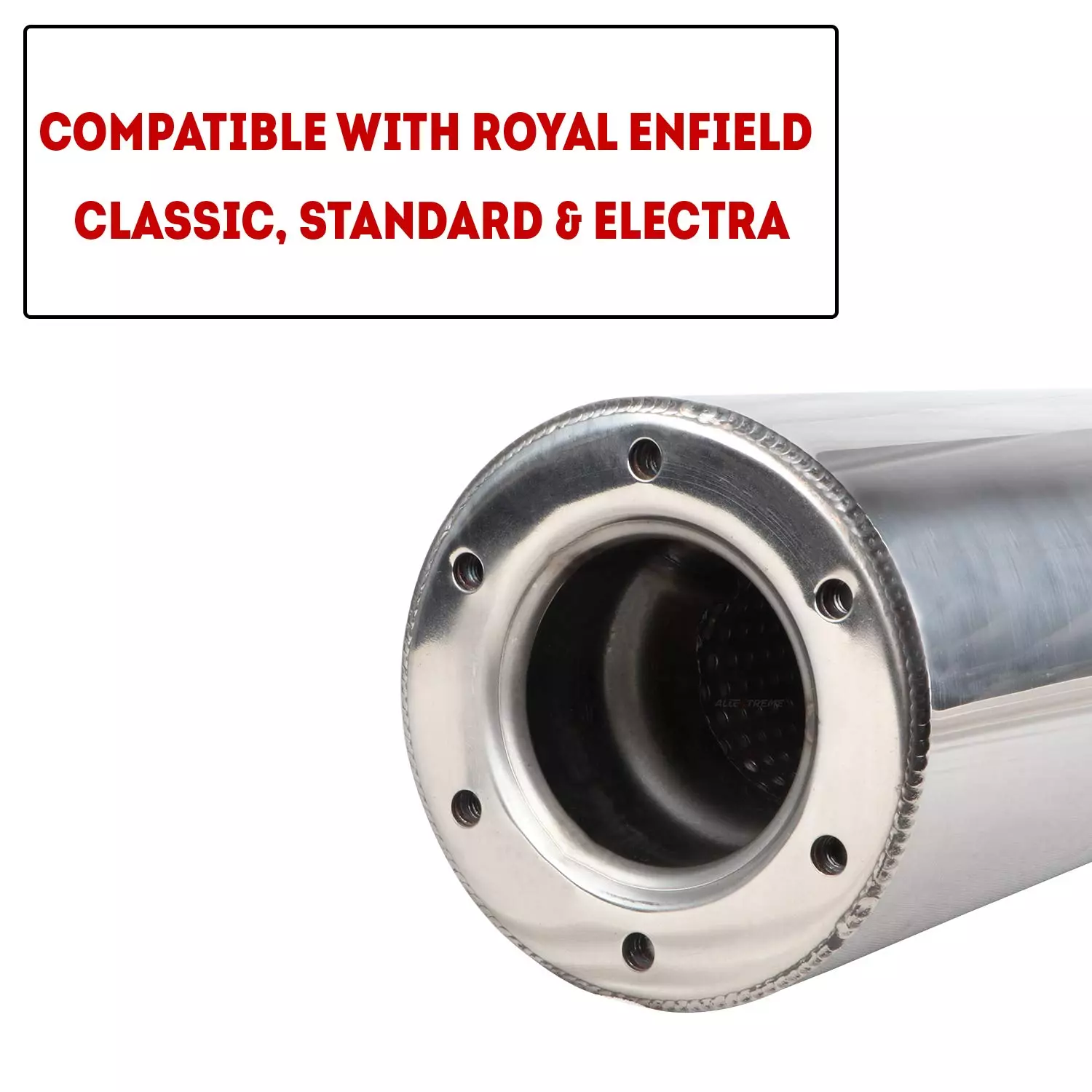 Shop allextreme-exesl11-51mm-inlet-universal-exhaust-muffler-silencer-for-street-sports-dirt-bike-and-motorcycles-silver-blue AllExtreme EXESL11 51mm Inlet Universal Exhaust Muffler Silencer for Street Sports Dirt Bike