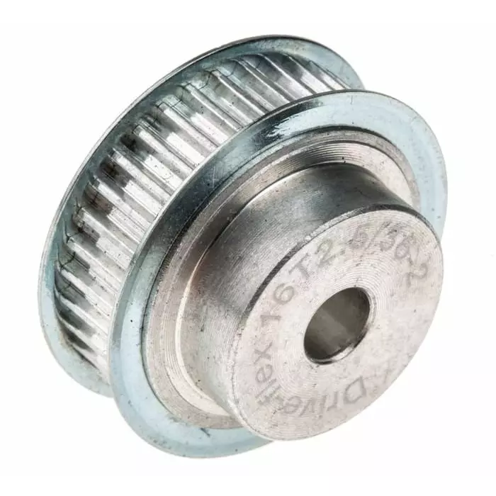 Buy rs-pro-timing-belt-pulley-aluminium-6mm-belt-width-x-25mm-pitch-36-tooth RS Pro Timing Belt Pulley Aluminium 6 mm Belt Width x 2.5 mm Pitch 36 Tooth