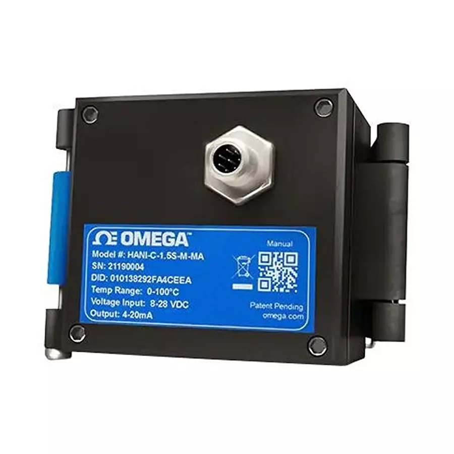 Omega Clamp Sensor, 0-100Deg C, 4-20Ma, 1.5", HANI-C-1.5S-M-MA. Omega Clamp Sensor, 0-100Deg C, 4-20Ma, 1.5", HANI-C-1.5S-M-MA.