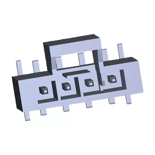 MOLEX Pin Headers NANO-FIT HDR SMT VT SGL 4CKT TIN BLK 105431-1104 MOLEX Pin Headers NANO-FIT HDR SMT VT SGL 4CKT TIN BLK 105431-1104