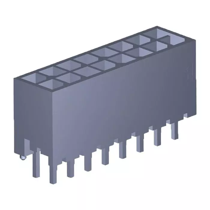 MOLEX Pin Headers MICRO-FIT PLUS VERT HDR ASSY 2X8 206832-1601 MOLEX Pin Headers MICRO-FIT PLUS VERT HDR ASSY 2X8 206832-1601