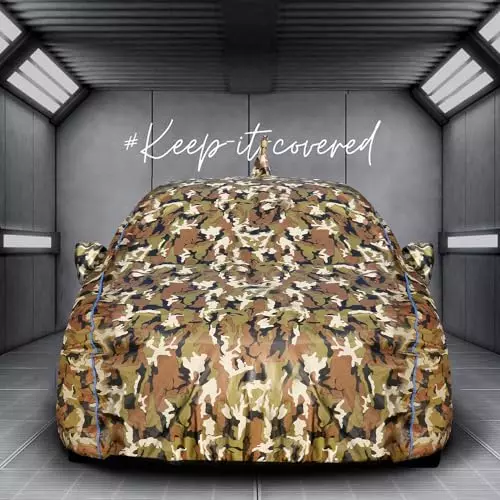 Product allextreme-waterproof-car-body-cover-3-layers-uv-rain-protection-triple-stitched-bottom-elastic-with-mirror-pockets-military-color-camouflage-design-for-mahindra-thar-tmz5055 AllExtreme Waterproof Car Body Cover 3 Layers UV & Rain Protection Triple Stitched Bottom Elastic with Mirror Pockets Military Color Camouflage Design For Mahindra Thar, TMZ5055