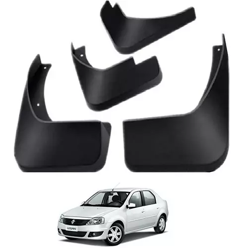 Order carsonia-front-rear-mudguard-plastic-black-for-mahindra-logan-set-of-4 Carsonia Front & Rear Mudguard Plastic Black for Mahindra Logan (Set of 4)