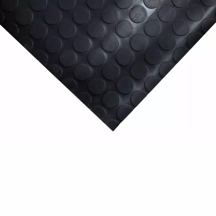 Best cds010001v-coba-europe-coba-europe-black-anti-slip-pvc-mat-dot-pattern-finish-10mx12mx25mm-325-564-rs Coba Europe Black Anti-Slip PVC Floor Mat Dot Pattern Finish 10mx1.2mx2.5 mm, CDS010001V