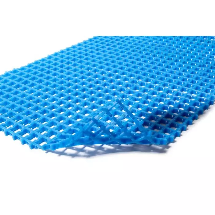 Buy cs020905-coba-europe-coba-europe-blue-anti-slip-pvc-mat-cross-ribbed-finish-5mx09mx12mm-193-4437-rs Coba Europe Blue Anti-Slip PVC Floor Mat Cross Ribbed Finish 5mx0.9mx12 mm, CS020905