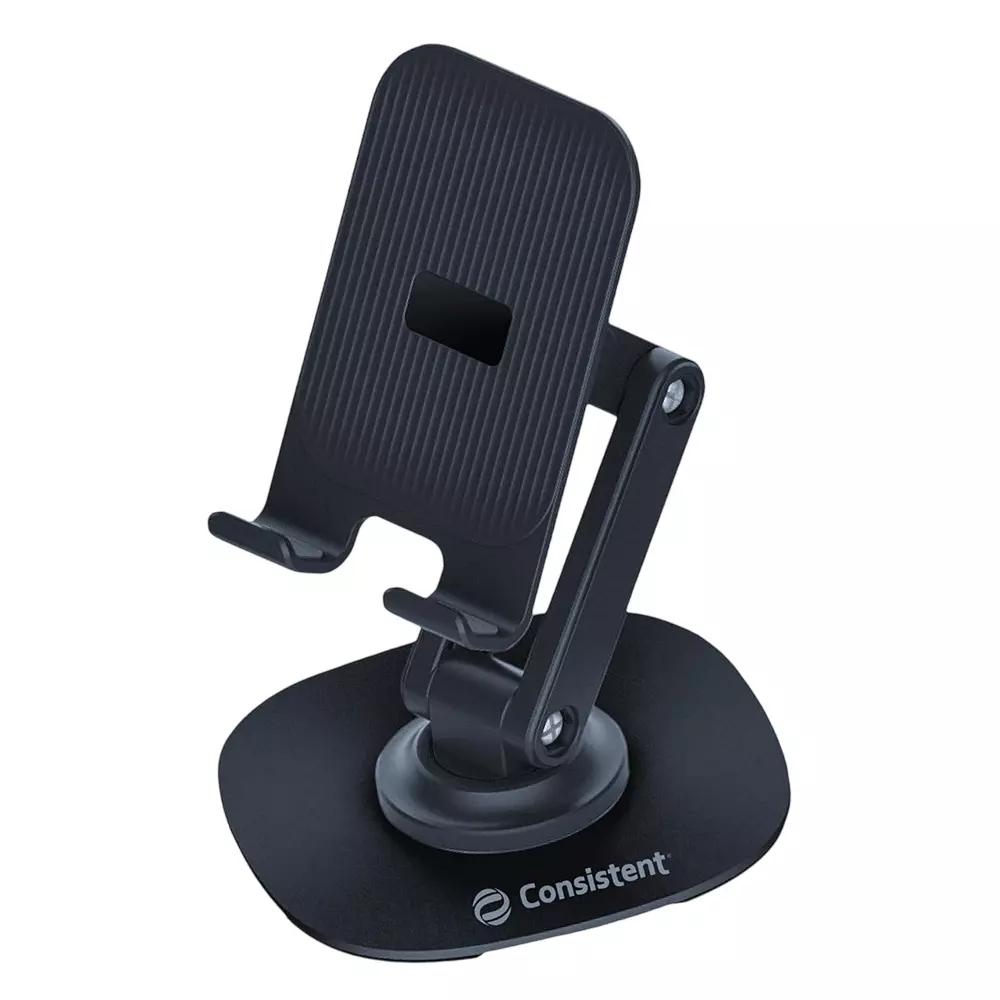 Consistent Mobile Stand 360° Rotation Angle Adjustable Stand Black Consistent Mobile Stand 360° Rotation Angle Adjustable Stand Black