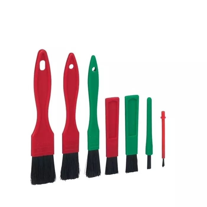 VIKAN Scrubbing Brush Polyethylene Soft  Bristle Length Green & Red, 556052 VIKAN Scrubbing Brush Polyethylene Soft  Bristle Length Green & Red, 556052