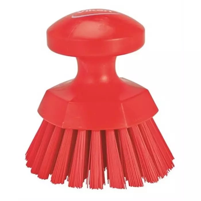 VIKAN Hand Brush Hard Polyester, Polypropylene & Stainless Steel Bristles White 110 mm, 38855 VIKAN Hand Brush Hard Polyester, Polypropylene & Stainless Steel Bristles White 110 mm, 38855