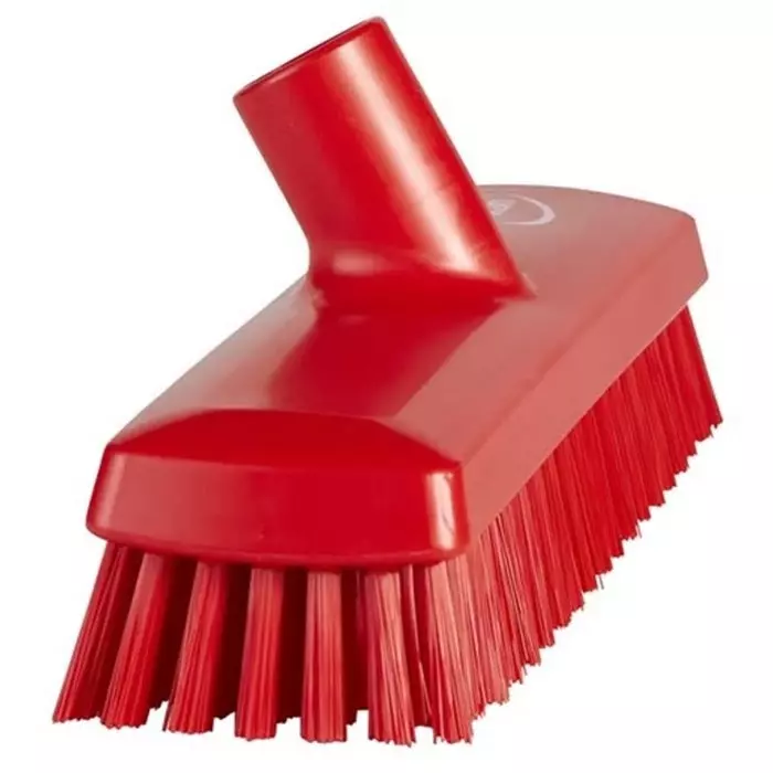 Buy vikan-medium-bristle-red-deck-brush-32mm-bristle-length-polyester-polypropylene-stainless-steel-bristle-material VIKAN Deck Brush Red 32 mm Medium Polyester, Polypropylene & Stainless Steel Bristles, 70434