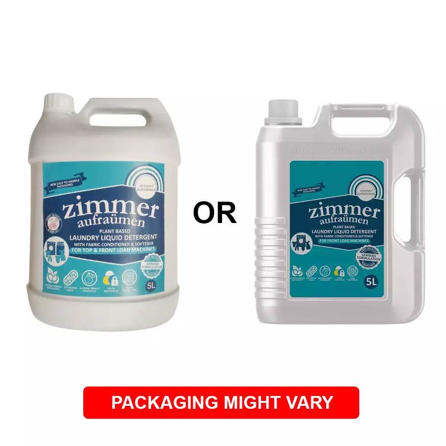 Buy zimmer-aufraumen-plant-based-laundry-liquid-detergent-ph-balanced-with-fabric-conditioner-and-fragrance--5-ltr Zimmer Aufraumen Plant Based Laundry Liquid Detergent pH Balanced with Fabric Conditioner and Fragrance - 5 Ltr