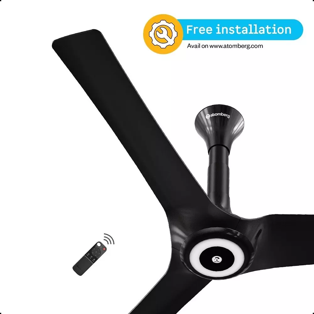 Buy atomberg-aris-starlight-all-smart-stellar-black-1200-mm-ceiling-fan-with-remote Atomberg Aris Starlight (All smart) Stellar Black 1200 mm Ceiling Fan with Remote