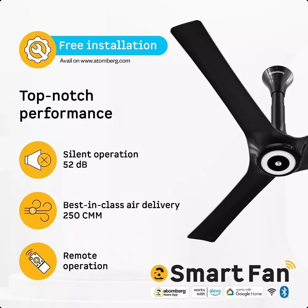 Product atomberg-aris-starlight-all-smart-stellar-black-1200-mm-ceiling-fan-with-remote Atomberg Aris Starlight (All smart) Stellar Black 1200 mm Ceiling Fan with Remote
