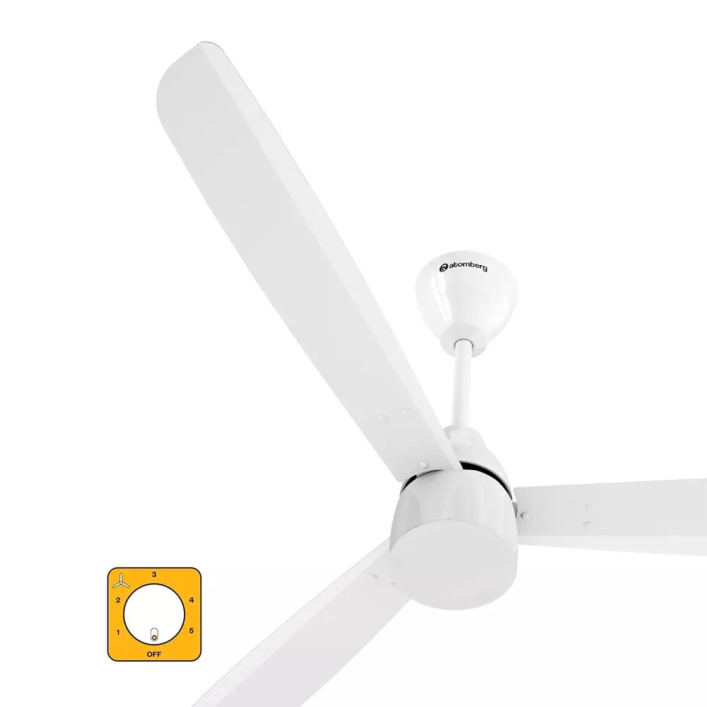 Image atomberg-renesa-prime-regulator-white-1200-mm-ceiling-fan-with-remote Atomberg Renesa Prime Regulator White 1200 mm Ceiling Fan With Remote