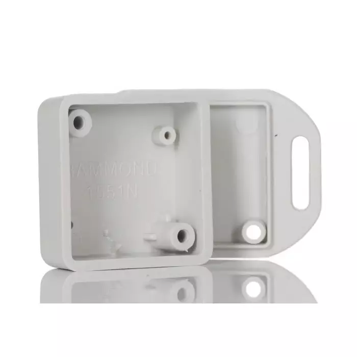 Buy hammond-general-purpose-enclosure-35x35x15-mm-abs-1974460 Hammond General Purpose Enclosure 35x35x15 mm ABS, 1974460