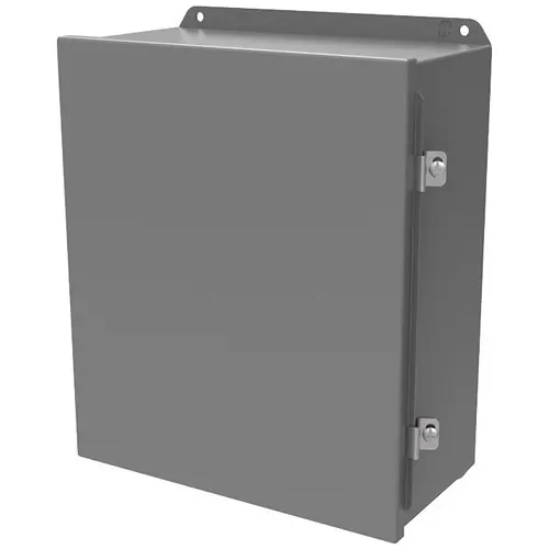 HAMMOND Metal Enclosures ENCLOSURE, JUNCTION BOX, STEEL, GREY, HJ14126HLP HAMMOND Metal Enclosures ENCLOSURE, JUNCTION BOX, STEEL, GREY, HJ14126HLP
