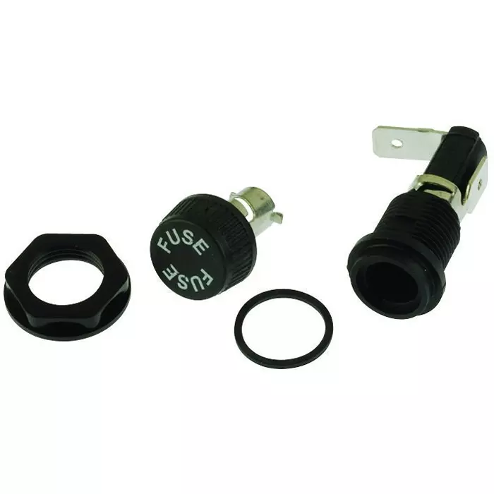 EATON FUSE HOLDER, 6.3 X 32MM, PANEL MOUNT, BK/HTB-28I-R EATON FUSE HOLDER, 6.3 X 32MM, PANEL MOUNT, BK/HTB-28I-R