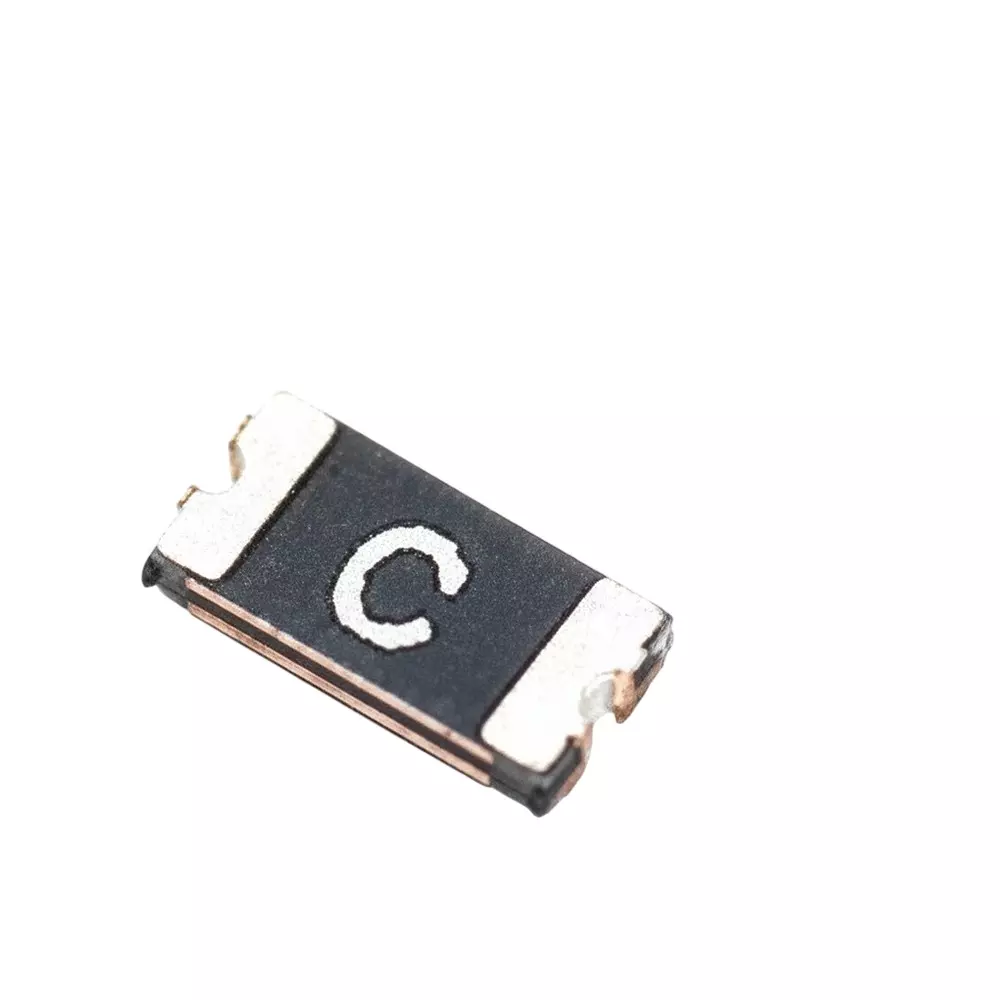 Littelfuse Resettable Fuses - PPTC PCB Mount 100 A Max. Current 24 VDC Max. Voltage 2.3 Ω Resistance, 1206L025/24YR Littelfuse Resettable Fuses - PPTC PCB Mount 100 A Max. Current 24 VDC Max. Voltage 2.3 Ω Resistance, 1206L025/24YR