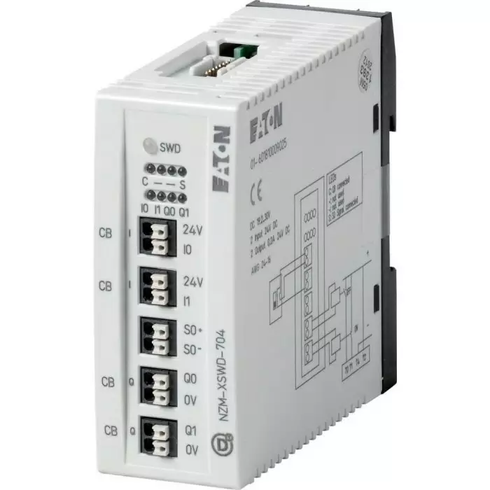 EATON Moeller Series NZM Co mmunication Module for use with NZM Circuit Breakers, 135530 NZM-XSWD-704 EATON Moeller Series NZM Co mmunication Module for use with NZM Circuit Breakers, 135530 NZM-XSWD-704
