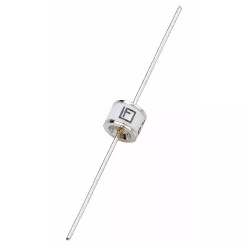 Littelfuse Gas Discharge Tubes 2 Electrode 3 kA Peak Pulse Current Axial Termination Style 6x7.03 mm, CG84.0LTR Littelfuse Gas Discharge Tubes 2 Electrode 3 kA Peak Pulse Current Axial Termination Style 6x7.03 mm, CG84.0LTR