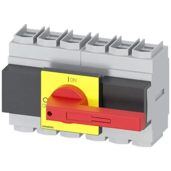 Siemens Switch Disconnector, 6 Pole, 250A Max Current, 250A Fuse Current, 3LD2405-3VK13 Siemens Switch Disconnector, 6 Pole, 250A Max Current, 250A Fuse Current, 3LD2405-3VK13
