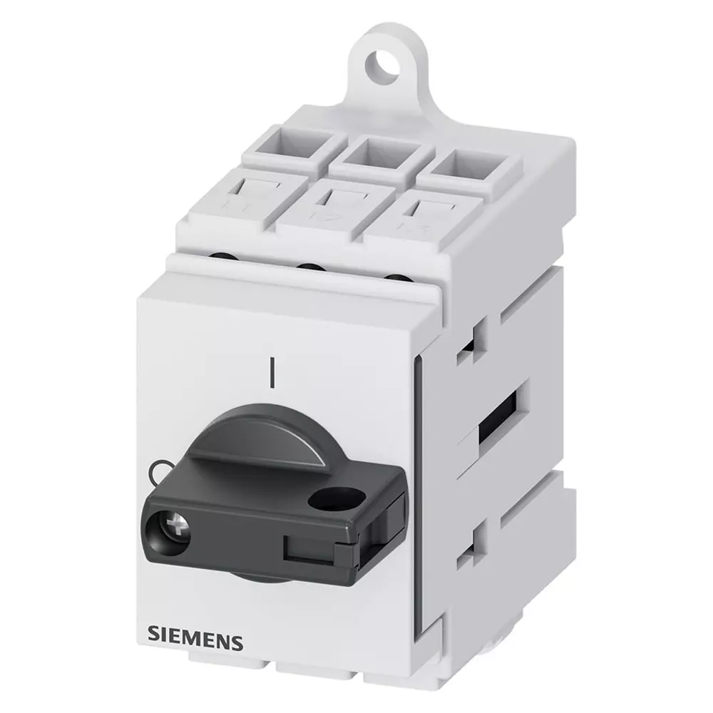Siemens Switch Disconnector, 3 Pole, 16A Max Current, 16A Fuse Current, 3LD3030-0TK11 Siemens Switch Disconnector, 3 Pole, 16A Max Current, 16A Fuse Current, 3LD3030-0TK11