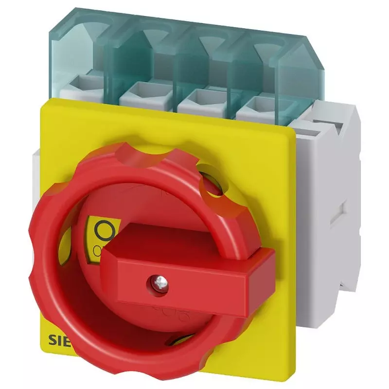 Siemens Switch Disconnector, 6 Pole, 25A Max Current, 25A Fuse Current, 3LD2103-3VK53 Siemens Switch Disconnector, 6 Pole, 25A Max Current, 25A Fuse Current, 3LD2103-3VK53