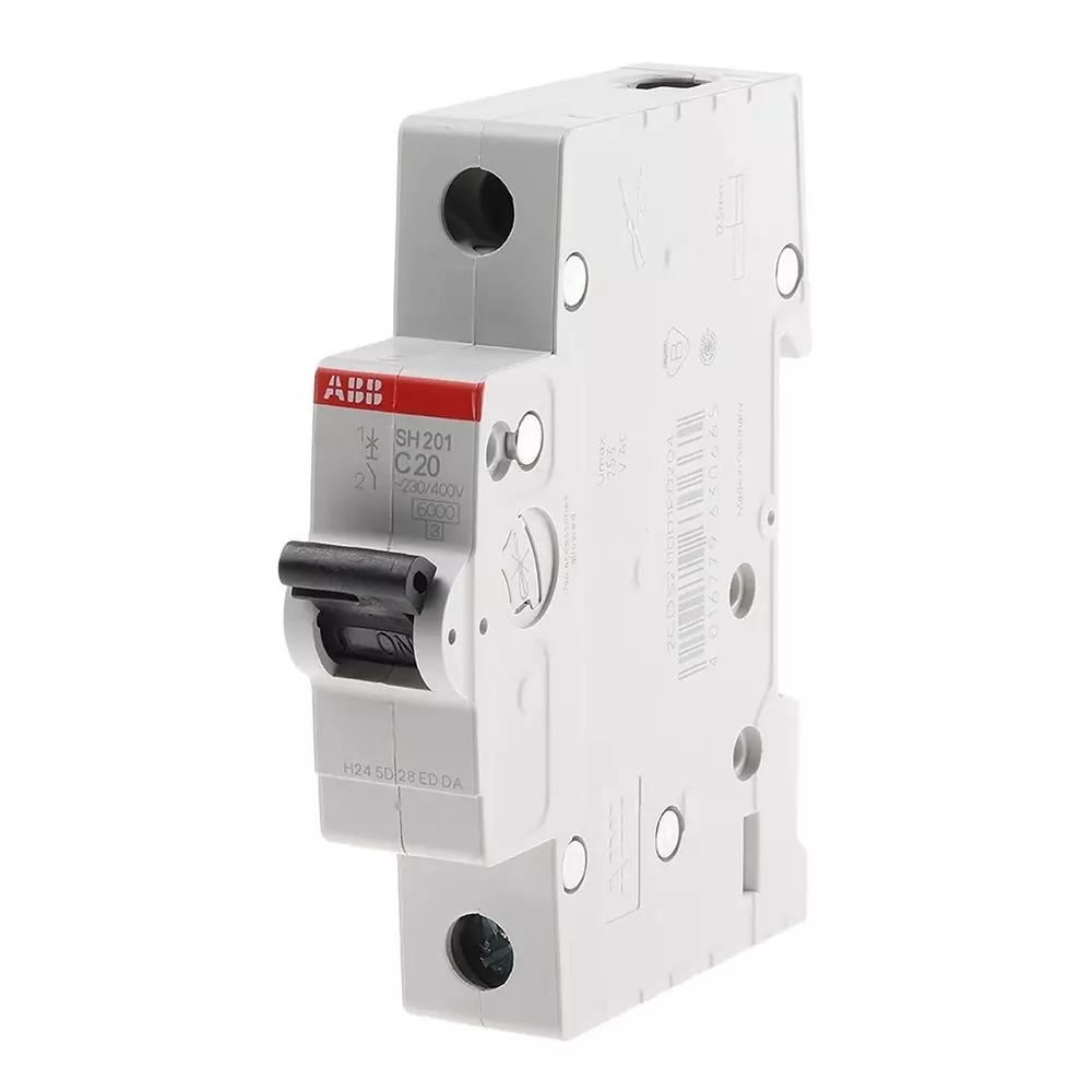 Best abb-compact-home-sh200-mcb-1p-20a-curve-c-440-v-ac-60-v-dc-6-ka-breaking-capacity-2cds211001r0204sh201-c20 ABB Compact Home SH200 MCB, 1P, 20A Curve C, 440 V AC, 60 V DC, 6 kA Breaking Capacity, 2CDS211001R0204SH201-C20