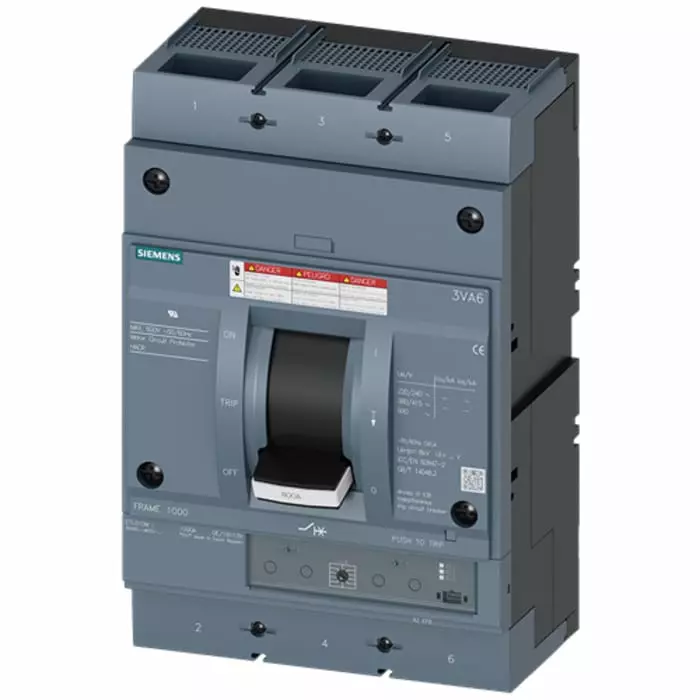 Siemens SENTRON MCCB Molded Case Circuit Breaker 3P 800A, Breaking Capacity 100 kA, Fixed Mount, 3VA6580-1MS32-0AA0 Siemens SENTRON MCCB Molded Case Circuit Breaker 3P 800A, Breaking Capacity 100 kA, Fixed Mount, 3VA6580-1MS32-0AA0