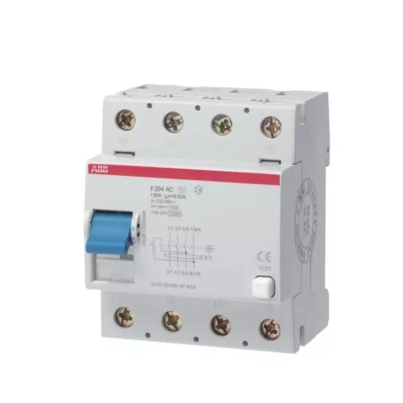 ABB F200 RCCB, 125A, 4 Pole, 30mA, Type AC, 230 V AC, 2CSF204001R1950 ABB F200 RCCB, 125A, 4 Pole, 30mA, Type AC, 230 V AC, 2CSF204001R1950