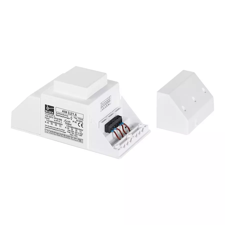 BLOCK TRANSFORMER, 6.7W, 115V/220V/230V/240V, AIM3.2/1.6 BLOCK TRANSFORMER, 6.7W, 115V/220V/230V/240V, AIM3.2/1.6