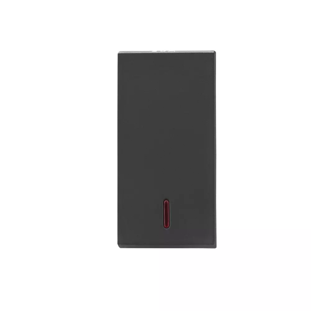 Buy legrand-switch-with-indicator-allzy-matt-black-6812-08 Legrand Switch with Indicator Allzy 20 Amp 1 Way 1 Module Matt Black, 6812 08 (Pack of 20 Pcs)
